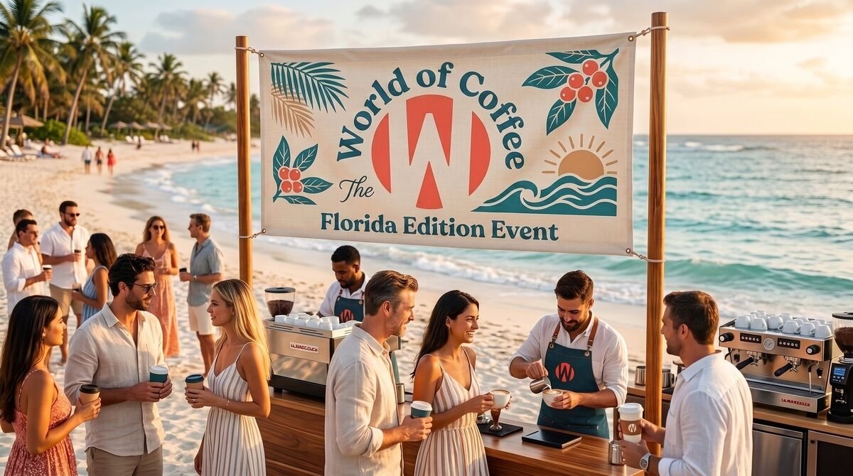 Florida Edition beach event signage