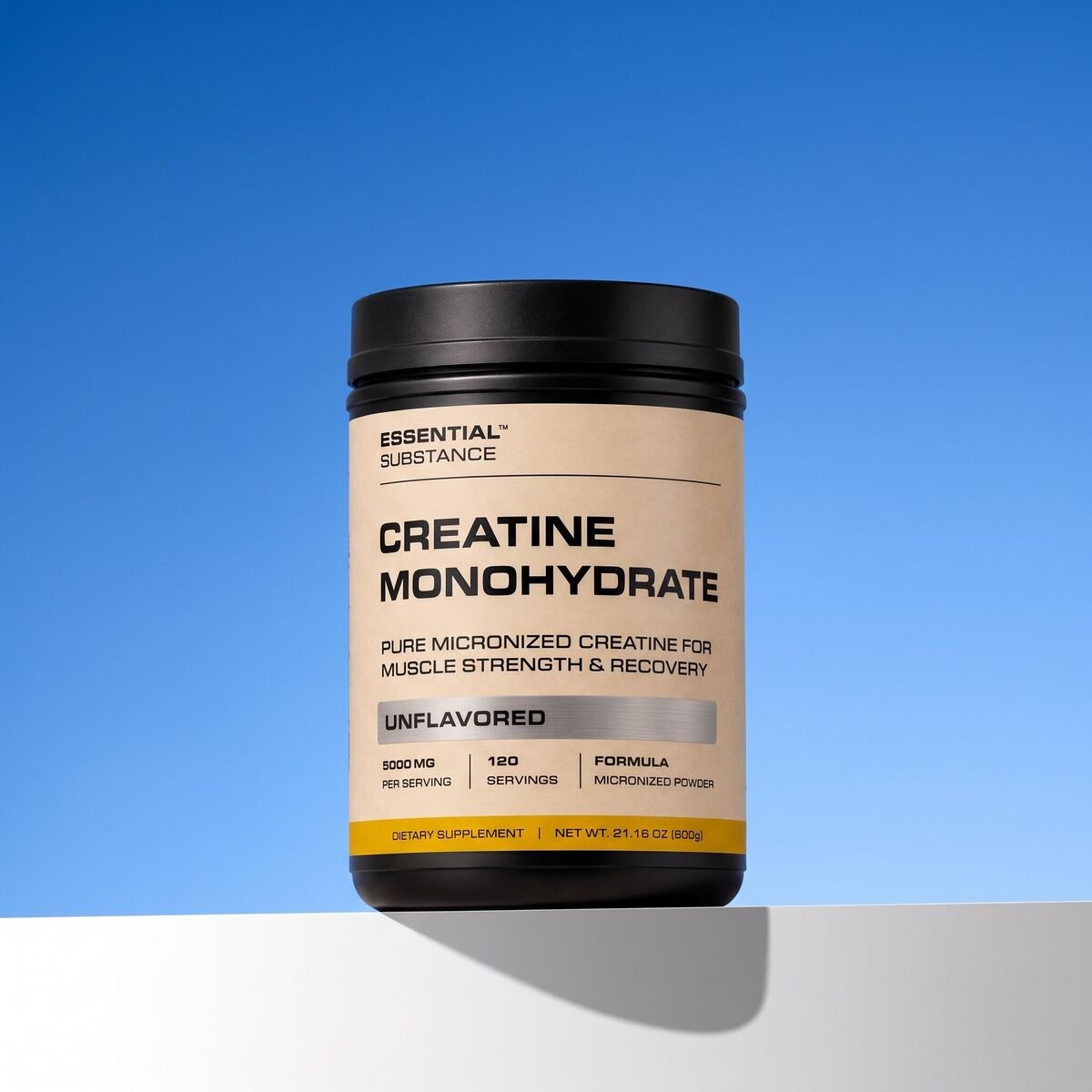 Creatine packaging pack shot